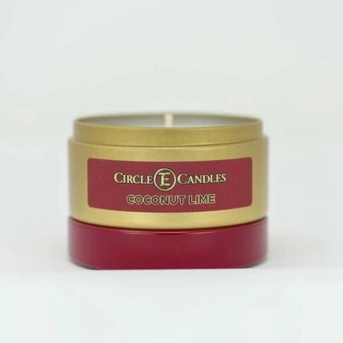 Circle E Scented Candles - Coconut Lime - Travel Tins