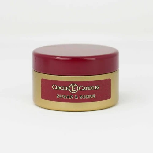 Circle E Scented Candles - Sugar & Suede - Travel Tins
