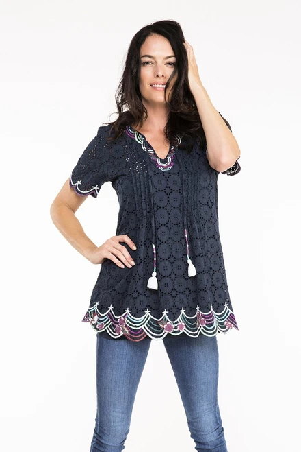 Double D Ranch Women's - Auspicious Mountains Tunic