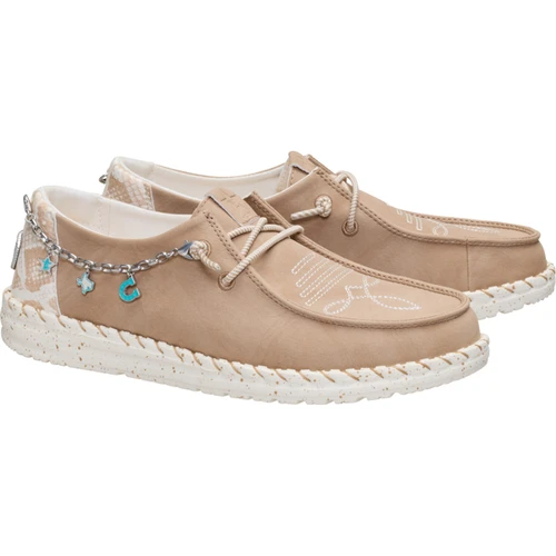 Hey Dude Women's Casuals - Wendy Houston Rodeo 3 - Tan / White