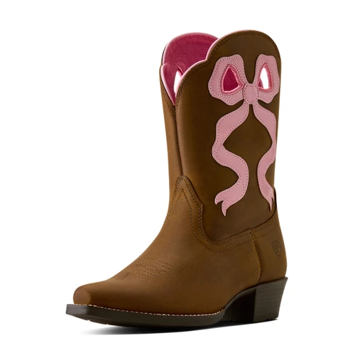 Ariat Kids Boots - Lil Beaux - Distressed Brown