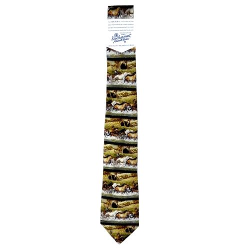 Rockmount Ranch Wear Men's Accessories - Limited-Edition Shooting the Cheyenne River By Jeff Segler - Silk Tie