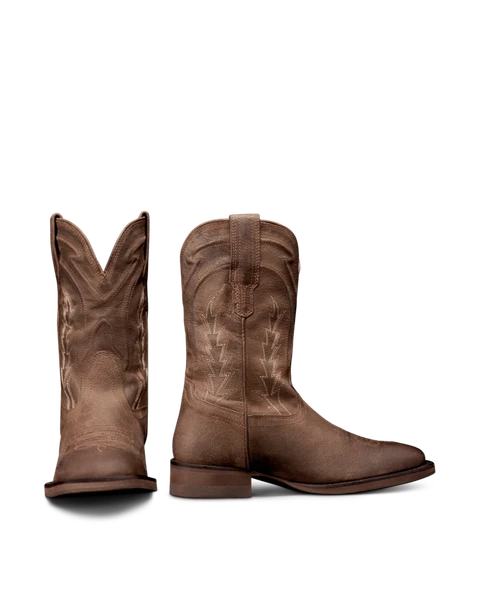 Tecovas Kid's Boots - The Doc - Cafe / Goat