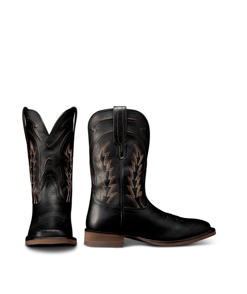 Tecovas Kid's Boots - The Doc - Midnight / Cowhide