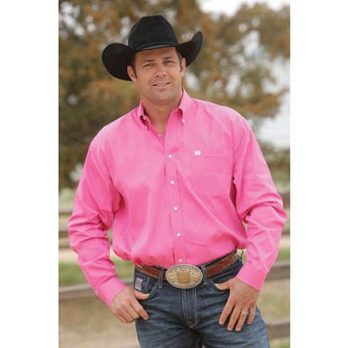 hot pink western shirt