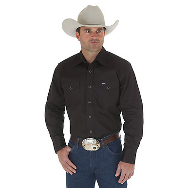 Wrangler Mens Steer Cowboyboys T-Shirt Jet Black Size L