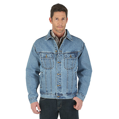 Wrangler Men's Jacket - Unlined - Vintage Indigo - Billy's Western