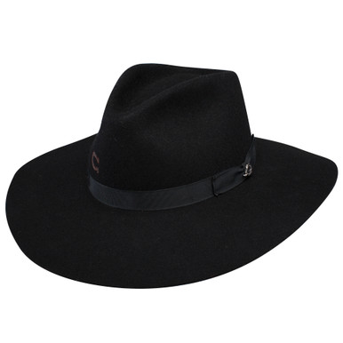 The Dolly - 100% Wool Hat | Black Felt Cowboy Hat M/L (59) / Black