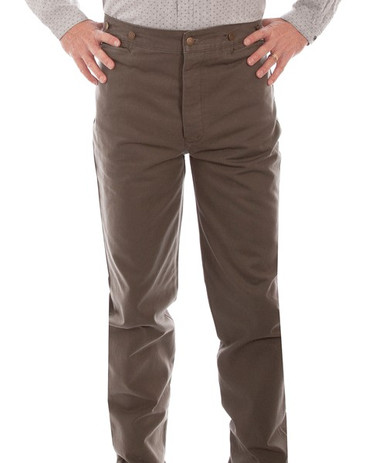 Scully Men's Pants - Range Wear - Cotton Canvas - Khaki - Billy's