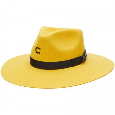 Charlie 1 Horse Felt Hats - Highway - Yellow - Billy display picture 1