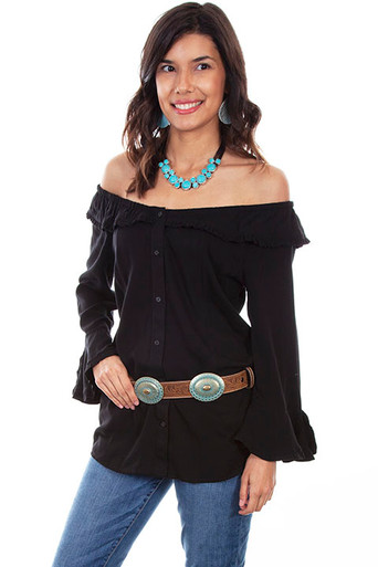 Scully Women's Shirt - Honey Creek Collection - Peasant Top