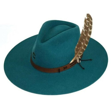 Charlie 1 Horse Felt Hats - Tee Pee - Teal / Turquoise  display picture 1