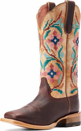 Ariat Women's Boots - Frontier Daniella - Brazen Tan / Sand White