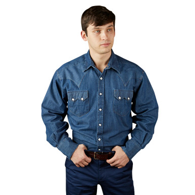 Rockmount Ranch Wear Men's Shirt - Classic Western - Denim