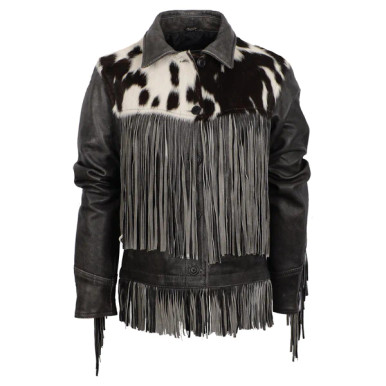 sTs Ranchwear Women's Jacket - Frontier - Black / Cowhide