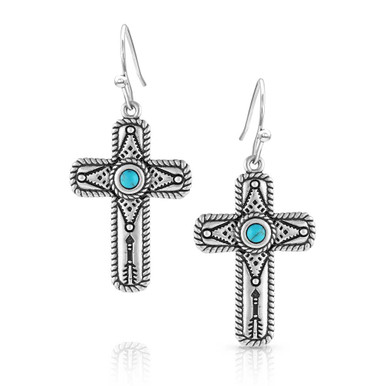 Montana Silversmith Accessories - Faith on Point Turquoise Cross