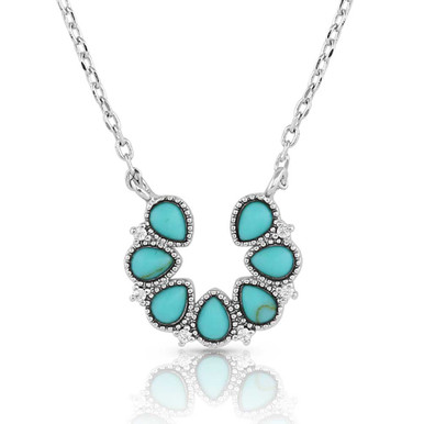 Montana Silversmith Accessories - Lucky Seven Turquoise Horseshoe