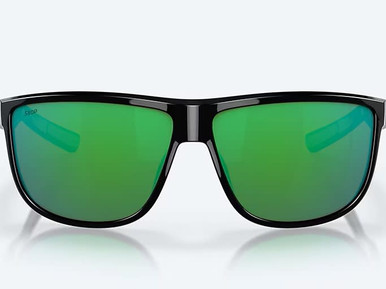 Costa Sunglasses - Rincondo 11 Shiny Black / Green Mirror 580P
