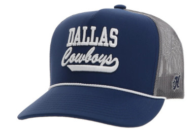 Dallas Cowboys Pearl Studded Trucker Hat - Navy & White cowboys-dashmark-sideline-flex  main image 4