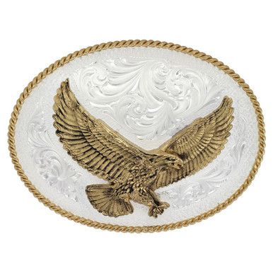 Montana Silversmith Accessories - Large Silver w/ Gold Eagle  display picture 1