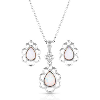 Montana Silversmith Accessories - Mystic Snowdrop White Opal