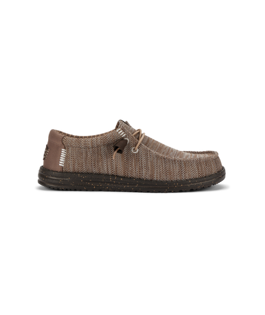 Hey Dude Men's Casuals - Wally Stretch Sox - Deep Taupe / Mole