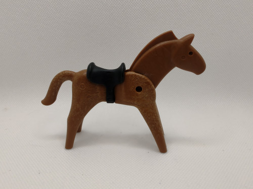 Playmobil 1974 Light Brown Horse (Removable Saddle) (Loose)