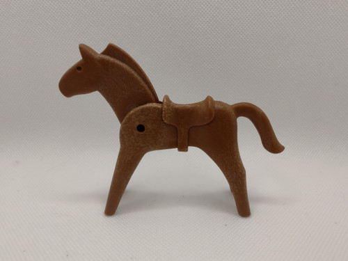 Playmobil 1974 Light Brown Horse (Molded Saddle) (Loose)