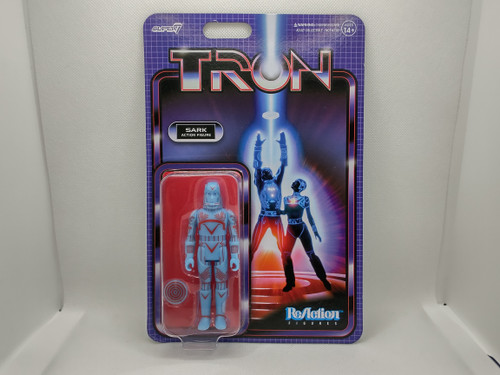 Tron Sark ReAction action figure mint on a sealed card