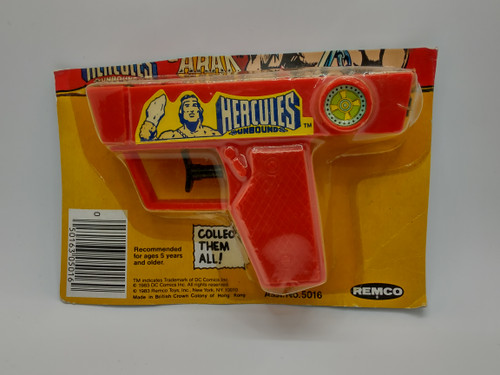 Remco Hercules Unbound 1983 Water Pistol (MOC)