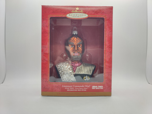 Star Trek Commander Worf Hallmark ornament