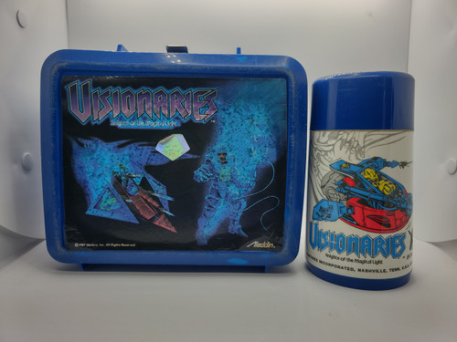 Visionaries lunchbox and thermos bottle