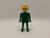 Playmobil 1974 Male Figure (Green w/Yellow Hair) (Loose)