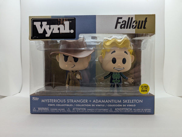 Pop! Vynl Fallout Mysterious Stranger and Adamantium Skeleton by Funko