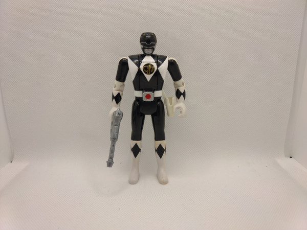 Power Rangers 1994 Auto Morphin Black Ranger (Zack) Action Figure (Loose)