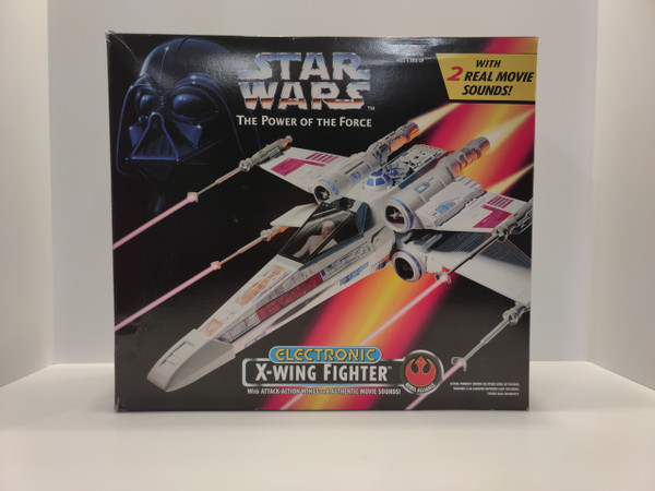 Star Wars 1995 POTF2 X-wing Fighter BOX ONLY
