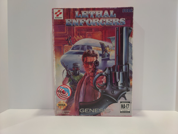 Lethal Enforcers video game big box