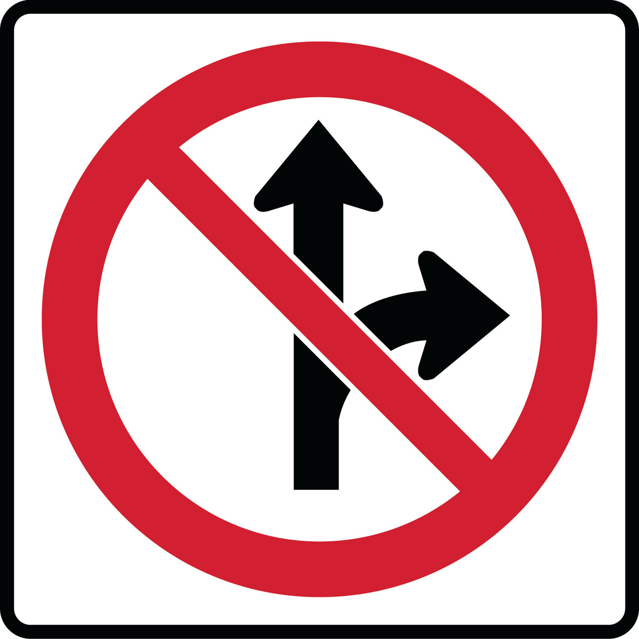 RB-13 Reflective Sign 60x60 cm