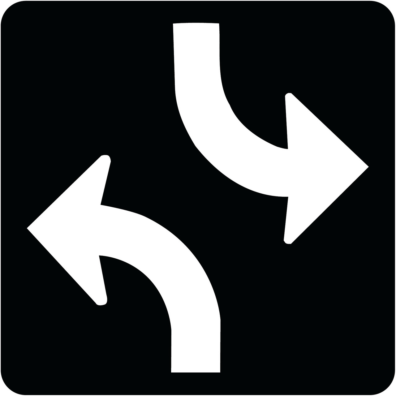 RB-48 Reflective Sign 60x60 cm