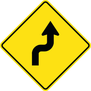 WA-4R Reflective Sign 60x60 cm