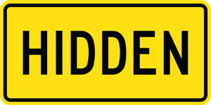 WA-18t Reflective Sign 30x60 cm