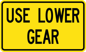 WA-21t Reflective Sign 45x75 cm