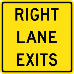 WA-56R Reflective Sign 90x90 cm