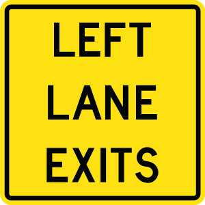 WA-56L Reflective Sign 90x90 cm