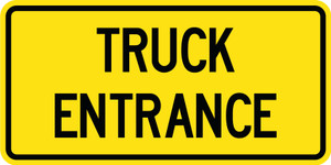 WC-8t Reflective Sign 30x60 cm