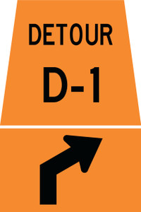 TC-10ER Reflective Sign 45x45/30x45 cm