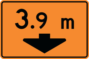 TC-33B Reflective Sign 60x90 cm