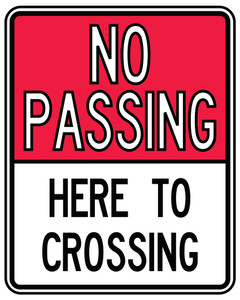 RA-10 Reflective Sign 60x75 cm