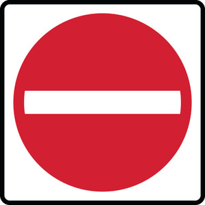 RB-19 Reflective Sign 60x60 cm