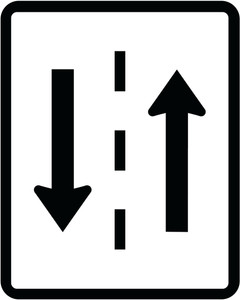 RB-24 Reflective Sign 60x75 cm